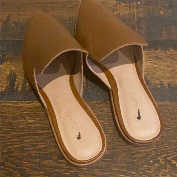 Madewell Gemma Mules Leather  g8388 shoes - Picture 2 of 3